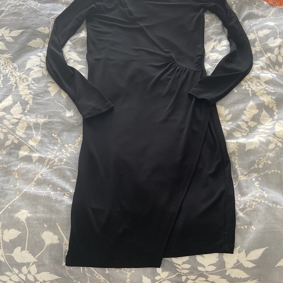 Form-Fitting Faux-Wrap Dress by Elie Tahari - Picture 6 of 12